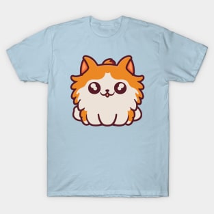 cute persian cat cartoon T-Shirt